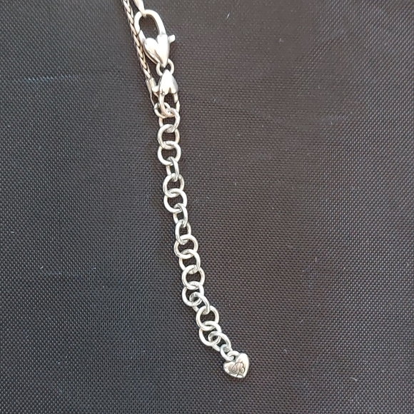 Brighton silver necklace with tassels, beautiful design, statement piece! - Picture 2 of 4